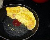 ツナとチーズのオムレツ作り方4写真