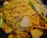 たけのこのパスタ☆食べるラー油もドゾ！作り方6写真