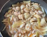 簡単!フライパンでふわとろ親子丼作り方3写真