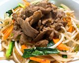ラム肉と大盛り野菜のジンギスカン風炒め作り方10写真