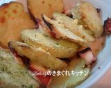 レンジで簡単！蛸とジャガイモのスペイン風作り方4写真