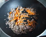 ほうれん草の胡麻そぼろ炒め作り方2写真