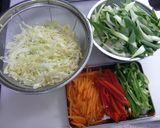 野菜たっぷり中華鍋作り方1写真