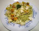 カボチャとタラのジェノベーゼパスタ作り方7写真