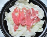春キャベツ・新玉ねぎ・豚肉の酒蒸し作り方4写真