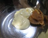 赤こごみの味噌マヨ作り方2写真