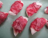 肉巻半生モッツァレラのコチュジャンソース作り方3写真