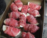 肉巻半生モッツァレラのコチュジャンソース作り方4写真