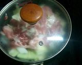 キャベツと豚肉の酒蒸し作り方3写真