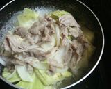 キャベツと豚肉の酒蒸し作り方4写真
