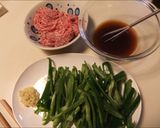 ピーマンのそぼろ炒め作り方1写真