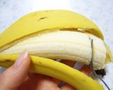 はちみつバナナトーストのきなこがけ。作り方3写真