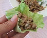筍＆しいたけ入り☆豚ミンチのレタス巻き作り方11写真