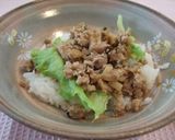 筍＆しいたけ入り☆豚ミンチのレタス巻き作り方12写真