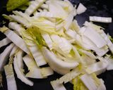 レンジで簡単！豚こま白菜☆ピリ辛作り方2写真