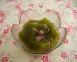 アガーで緑茶ゼリー作り方5写真
