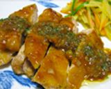 鶏肉のプリップリ梅しそ照り焼き♪作り方8写真