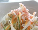 簡単！千切り野菜とかにかまのサラダ作り方7写真