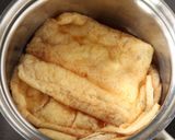 茗荷と枝豆入り稲荷巻き寿司作り方3写真