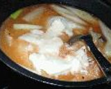 おぼろ豆腐のとろとろキムチスープ作り方4写真