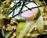 ごぼうと挽肉で和風カレー煮♬温玉乗せ❤作り方5写真