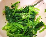 ほうれん草とトマトのコンソメチーズ和え♬作り方4写真