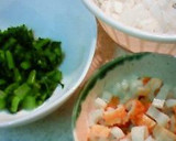 大根の葉と大根の皮でご飯の供♪作り方1写真