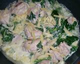 鶏肉とほうれん草のマヨチーズ焼き作り方4写真