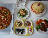 離乳食☆１歳の誕生日プレート☆ダブルＢ作り方13写真