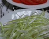 茹で豚と白ネギの梅ドレサラダ作り方2写真