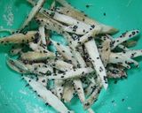 絶品～～揚げごぼうと水菜のサラダ作り方3写真