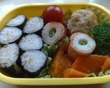トースターでハンバーグ☆お弁当に作り方5写真