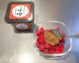 ビーツ氷の日本酒ロックとビーツの味噌漬け作り方4写真