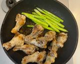 手羽元とアスパラの塩レモン焼き作り方6写真