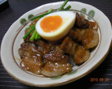 角煮風！？とろける豚の甘酢煮☆半熟卵添え作り方9写真