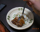角煮風！？豚の甘酢煮丼☆半熟卵添え作り方2写真