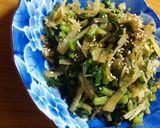 大根の葉、皮の炒め物作り方4写真