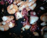 タコとえびのにんにくソテー作り方8写真