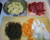 ルクルーゼでヘルシー✿ほっこり肉じゃが作り方1写真