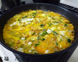 簡単　野菜たっぷり　ソース風味の卵とじ作り方6写真