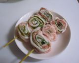 お弁当に♪豚のシソ巻き～♪作り方3写真