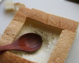箱入り目玉トースト作り方2写真