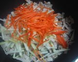 別茹でなし、具だくさんの簡単そうめん。作り方3写真