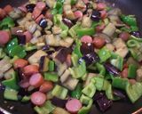 夏野菜とウインナーの甘辛炒め作り方8写真