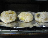 さつまいもご飯で　焼きおにぎり茶漬け作り方6写真