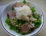 豚ヘレおろしと卵スープ作り方7写真