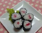 細巻きがお花に変身☆幼稚園弁当作り方3写真