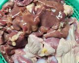 砂ずり&鶏肝のスタミナ甘辛煮～半熟卵入～作り方3写真