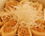 居酒屋メニュー☆厚揚げの肉詰め作り方10写真