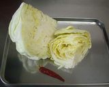 キャベツの辛味和え作り方1写真